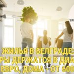 Оренда житла в Белграді: ціни на квартири коливаються в діапазоні 300–800 євро, на будинки — від 600 євро